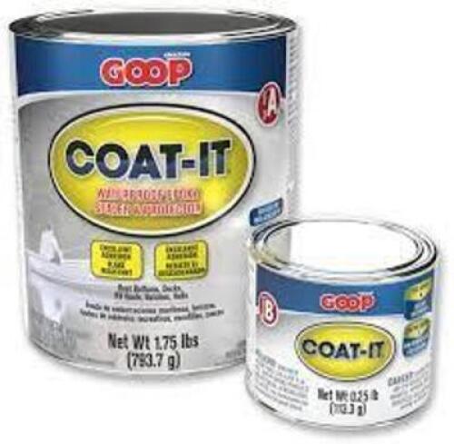 DESCRIPTION: (1) EPOXY SEALER ADHESIVE BRAND/MODEL: GOOP #5400060 SIZE: 8 LB RETAIL$: $50.00 EA QTY: 1