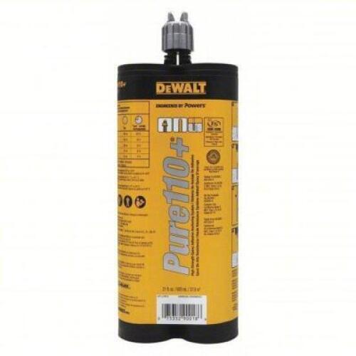 DESCRIPTION: (1) ANCHORING ADHESIVE SYSTEM BRAND/MODEL: DEWALT #46U181 SIZE: 21 FL OZ RETAIL$: $59.73 EA QTY: 1