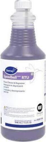 DESCRIPTION: (6) POWER CLEANER AND DEGREASER BRAND/MODEL: DIVERSEY SPEEDBALL SIZE: 1 QT RETAIL$: $10.00 EA QTY: 6