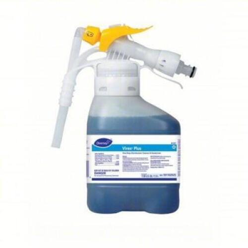 DESCRIPTION: (2) VIREX PLUS ONE STEP DISINFECTANT CLEANER AND DEODORIZER BRAND/MODEL: DIVERSEY SIZE: 1.58 US QT RETAIL$: $50.67 EA QTY: 2