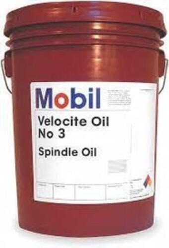 DESCRIPTION: (1) SPINDLE OIL BRAND/MODEL: MOBIL VELOCITE OIL SIZE: 5 GALLON RETAIL$: $155.87 EA QTY: 1