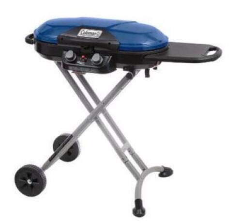 DESCRIPTION: (1) ROAD TRIP X-CURSION GRILL BRAND/MODEL: COLEMAN/2000037242 INFORMATION: 20,000 TOTAL BTU, PROPANE SIZE: 22" X 34.2" X 38.7" RETAIL$: $