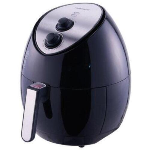 DESCRIPTION: (1) OIL-LESS AIR FRYER BRAND/MODEL: FARBERWARE/FT-42138BK INFORMATION: BLACK/CAPACITY: 3.2 QT RETAIL$: $99.00 SIZE: 14.2"L X 14.2"W X 16"