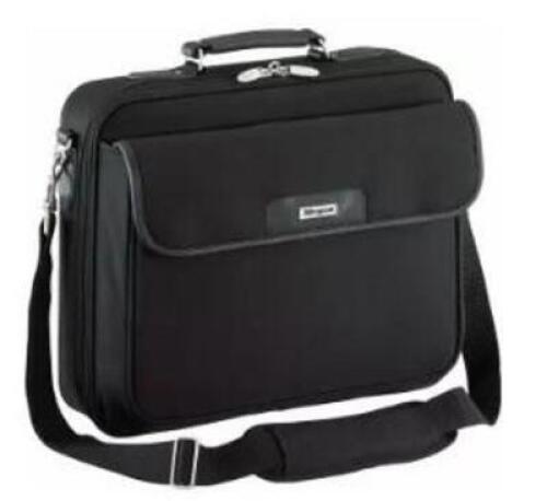 DESCRIPTION: (2) TRADITIONAL LAPTOP CASE BRAND/MODEL: TARGUS/GSA-OCN1 INFORMATION: BLACK/ZIPPER CLOSURE RETAIL$: $38.81 EACH SIZE: 16"L X 5"W X 15.8"H