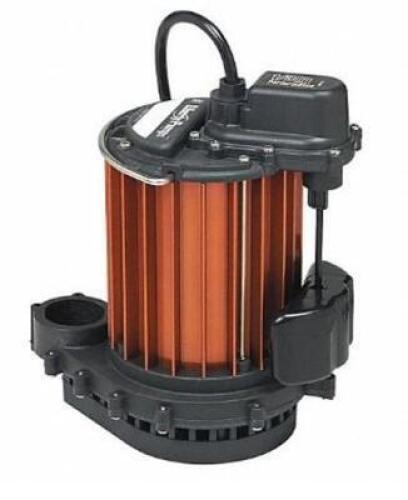 DESCRIPTION: (1) SUMP PUMP BRAND/MODEL: LIBERTY PUMP/237-2 INFORMATION: VERTICAL FLOAT/MAX HEAD: 21FT/HP: 1/3 RETAIL$: $244.16 SIZE: 10-1/2"H X 9-5/8"