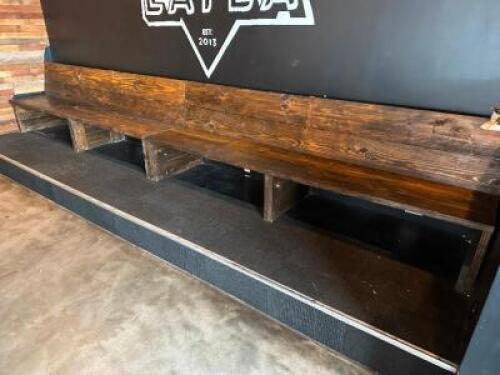 215" BARNWOOD BENCH SEAT.