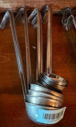 (10) ASSORTED STAINLESS LADLES