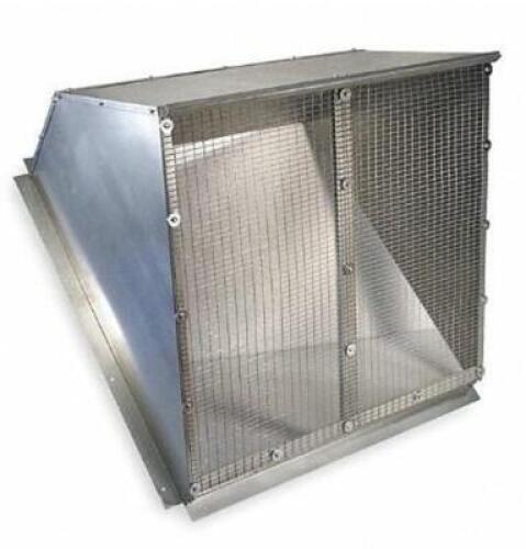 DESCRIPTION: (1) WEATHERHOOD BRAND/MODEL: DAYTON/16D555 INFORMATION: GALVANIZED STEEL/20 GAUGE RETAIL$: $158.77 SIZE: 10"FAN DIA X 14-1/8"H X 14-1/8"W