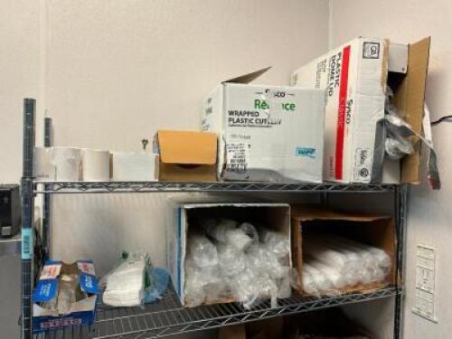 CONTENTS OF SHELF - ASSORTED PAPER PRODUCT