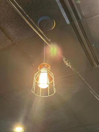 (9) WAREHOUSE STYLE PENDANT LIGHTS