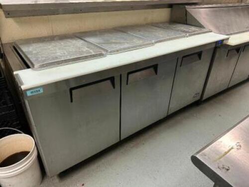 ATOSA 84" MEGA TOP PIZZA PREP UNIT.