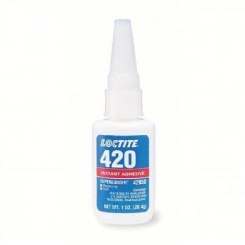 DESCRIPTION: (3) INSTANT ADHESIVE BRAND/MODEL: LOCTITE 420 SIZE: 1 OZ RETAIL$: $21.87 EA QTY: 3