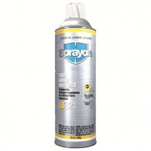 DESCRIPTION: (6) FOOD GRADE ANTI-SEIZE BRAND/MODEL: SPRAYON LU621 SIZE: 15 OZ RETAIL$: $12.81 EA QTY: 6