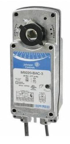 DESCRIPTION: (2) PORPORTIONAL ELECTRIC ACTUATOR BRAND/MODEL: JOHNSON CONTROL/M9220-HGC-3 INFORMATION: TORQUE: 177 IN-LB/TIMING: 150 SEC RETAIL$: $372.