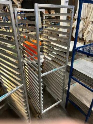 TWENTY PAN ROLL ABOUT TRAY RACK.,