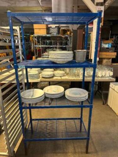 36" X18" FOUR TIER METAL RACK