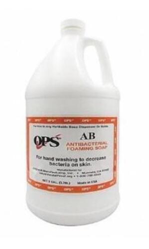 DESCRIPTION: (4) FOAM HAND SOAP REFILL BRAND/MODEL: OPS/1406-02 INFORMATION: AMBER/UNSCENTED RETAIL$: $53.37 EACH SIZE: 1 GAL. QTY: 4