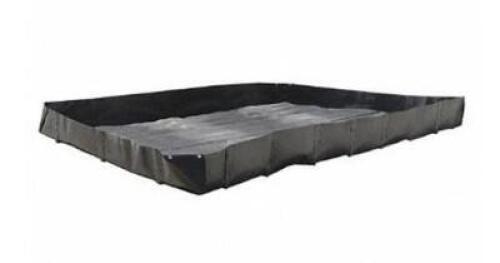 DESCRIPTION: (1) SPILL CONTAINMENT BERM BRAND/MODEL: CONDOR/BD-44-AL-L-C INFORMATION: BLACK/POLETHYLENE RETAIL$: $310.67 SIZE: 4'L X 4'W X 12"H QTY: 1