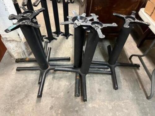 (5) 28" HEAVY DUTY TABLE BASES,