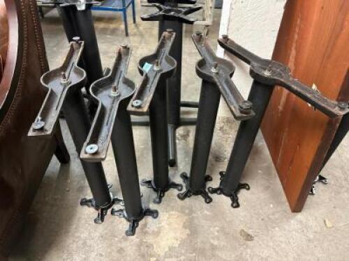 (5) HEAVY DUTY PEDESTAL BASES.