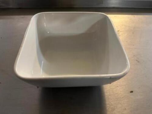 (9) 5" SQUARE CHINA BOWLS