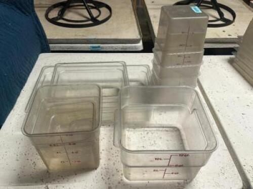 (1) LOT OF ASSORTED PLASTIC INSERTS.