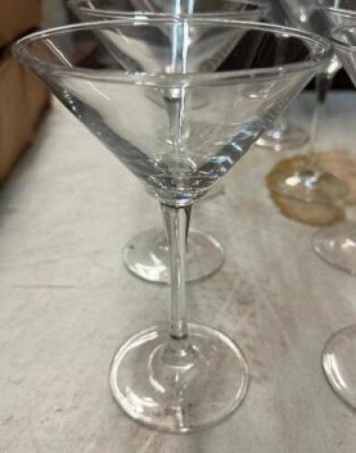 (6) MARTINI GLASSES