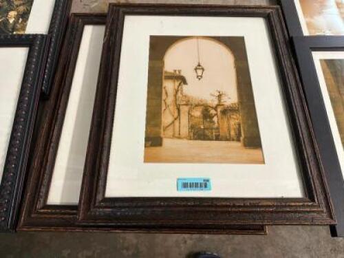 (2) 18" X 24" FRAMED PRINTS