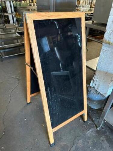 DOUBLE SIDE SIDE WALK SANDWICH BOARD