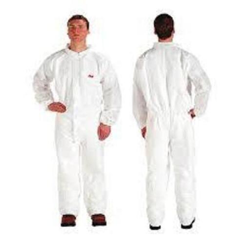 DESCRIPTION: (25) DISPOSABLE COVERALLS BRAND/MODEL: 3M #4510CS INFORMATION: COLLARED RETAIL$: $200.00 TOTAL SIZE: SIZE LARGE QTY: 25