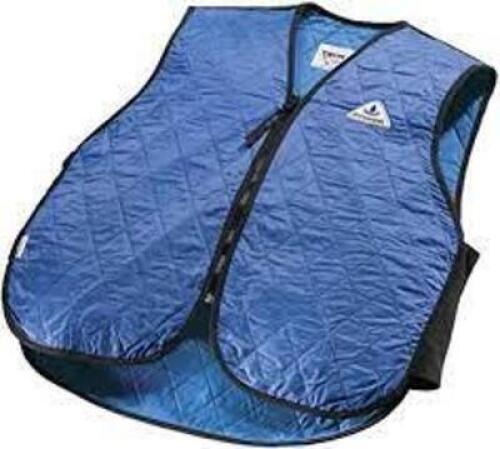 DESCRIPTION: (4) COOLING VEST BRAND/MODEL: TECHNICHE#6529 INFORMATION: BLUE ZIPPER FRONT RETAIL$: $57.83 EA SIZE: XXXL QTY: 4