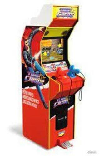 DESCRIPTION: (1) STAND UP ARCADE GAME BRAND/MODEL: ARCADE 1 UP INFORMATION: TIME CRISIS RETAIL$: $762.62 EA QTY: 1