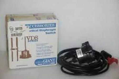 DESCRIPTION: (1) VERTICAL DIAPHRAGM SWITCH BRAND/MODEL: LITTLE GIANT #VDS-1510 INFORMATION: 115V RETAIL$: $65.95 TOTAL SIZE: 15 FT CORD QTY: 1