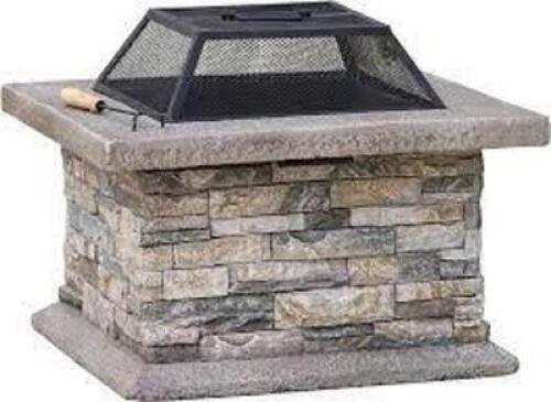 DESCRIPTION: (1) STONE FIRE PLACE BRAND/MODEL: CHRISTOPHER KNIGHT INFORMATION: NATURAL STONE RETAIL$: $317.00 EA QTY: 1