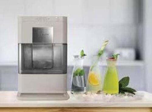 DESCRIPTION: (1) CRUNCHY CHEWABLE ICE MAKER BRAND/MODEL: FRIGIDAIRE INFORMATION: GRAY SIZE: NUGGET ICE CUBES RETAIL$: $312.99 EA QTY: 1