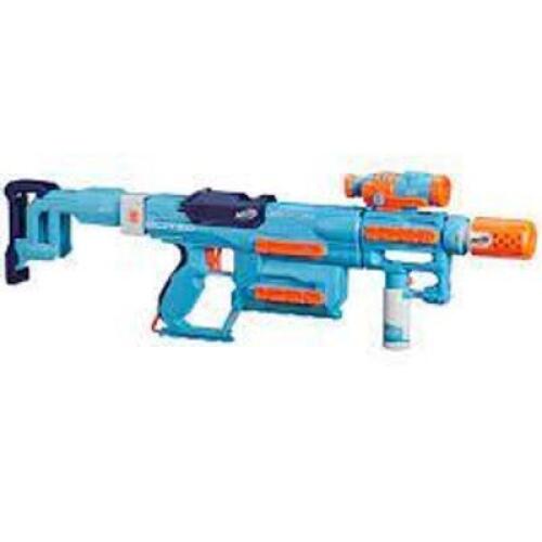 DESCRIPTION: (1) PLAY DART GUN BRAND/MODEL: NERF INFORMATION: ELITE 2.0 - BLUE RETAIL$: $49.99 EA QTY: 1