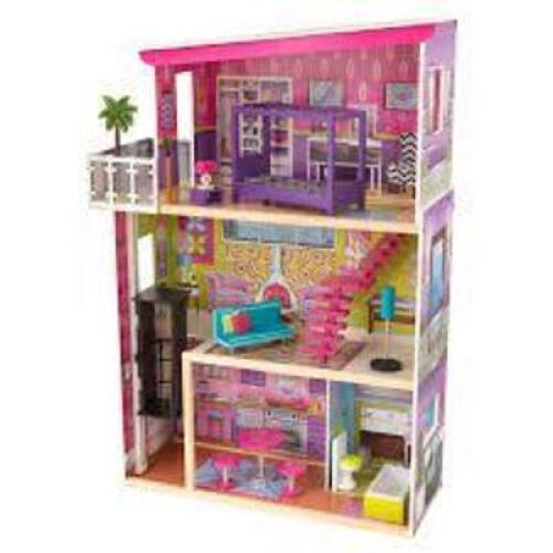 DESCRIPTION: (1) SUPERMODEL DOLLHOUSE BRAND/MODEL: KIDKRAFT INFORMATION: PINK RETAIL$: $129.97 EA QTY: 1