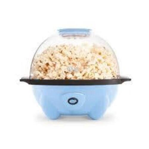 DESCRIPTION: (1) STIRRING POPCORN POPPER BRAND/MODEL: RISE INFORMATION: BLUE SIZE: 18 CUPS RETAIL$: $45.09 EA QTY: 1