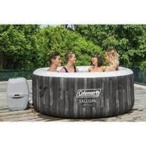 DESCRIPTION: (1) SALUSPA, PALM SPRINGS INFLATABLE HOT TUB BRAND/MODEL: COLEMAN INFORMATION: BAHAMAS SIZE: 28" X 77" X 28" RETAIL$: $507.69 EA QTY: 1