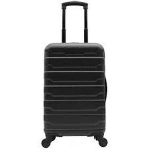 DESCRIPTION: (1) CARRY ON HARD CASE LUGGAGE BAG WITH TWO PACKING CUBES BRAND/MODEL: PROTEGE INFORMATION: BLACK SIZE: 20" RETAIL$: $39.98 EA QTY: 1