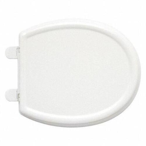 DESCRIPTION: (2) ROUND STANDARD TOILET SEAT BRAND/MODEL: AMERICAN STANDARD #49JM35 INFORMATION: CLOSED FRONT TYPE INCLUDES COVER WHITE RETAIL$: $60.00