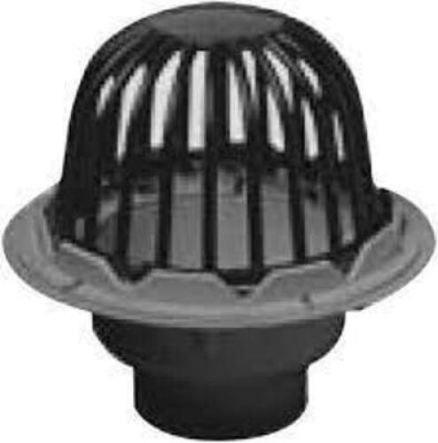 DESCRIPTION: (2) ABS PLASTIC ROOF DRAIN BRAND/MODEL: WATER-TITE #86100 INFORMATION: CAST IRON DOME SIZE: 3" RETAIL$: $127.48 EA QTY: 2