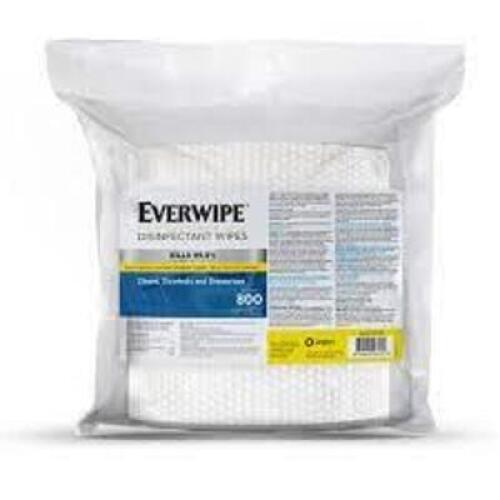 DESCRIPTION: (4) ROLLS OF DISINFECTANT WIPES BRAND/MODEL: EVERWIPE #10100 SIZE: 800 WIPES / ROLL RETAIL$: $117.44 TOTAL QTY: 4