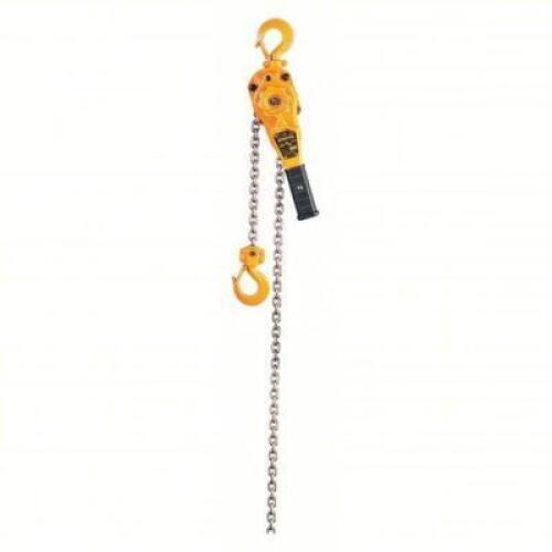 DESCRIPTION: (1) LEVER CHAIN HOIST BRAND/MODEL: HARRINGTON #LB008 INFORMATION: YELLOW SIZE: 3/4 TON CAPACITY RETAIL$: $447.00 EA QTY: 1