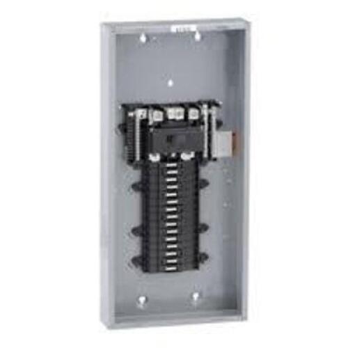 DESCRIPTION: (1) SURFACE FLUSH ELECTRICAL PANEL BRAND/MODEL: SQUARE D #QO130M200 INFORMATION: GRAY, STEEL SIZE: 200 A, 30 SPACES RETAIL$: $267.99 EA Q
