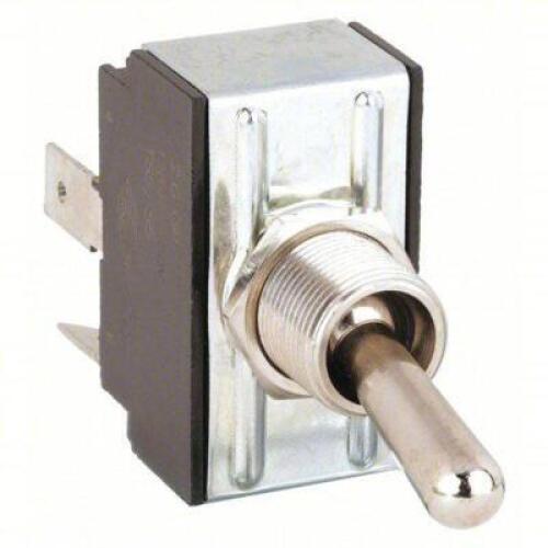 DESCRIPTION: (25) TOGGLE SWITCH BRAND/MODEL: CARLING TECH #10C569 SIZE: DPST, 4 CONNECTIONS, ON/OFF, 10A @ 250V AC/15A @ 125V AC, SILVER RETAIL$: $5.2