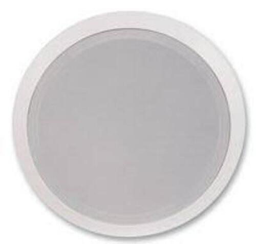 DESCRIPTION: (2) CEILING SPEAKERS BRAND/MODEL: MCM CUSTOM AUDIO #50-14015 INFORMATION: 2 WAY 48W RMS RETAIL$: $48.00 EA SIZE: 8" QTY: 2
