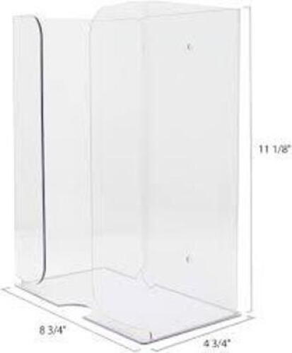 DESCRIPTION: (4) ACRYLIC DUST MASK DISPENSER WALL MOUNT RETAIL$: $54.19 EA QTY: 4