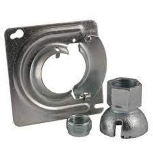 DESCRIPTION: (1) CASE OF (25) SWIVEL FIXTURE HANGER BRAND/MODEL: HUBBELL RACO #897KH SIZE: 1/2 OR 3/4 PIPE FOR 4IN SQUARE BOX RETAIL$: $50.84 EA QTY: