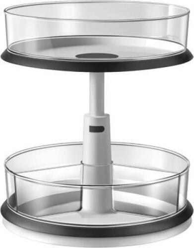 DESCRIPTION: (3) TURNTABLE ORGANIZER BRAND/MODEL: ESOFFICE RETAIL$: $20.00 EA QTY: 3